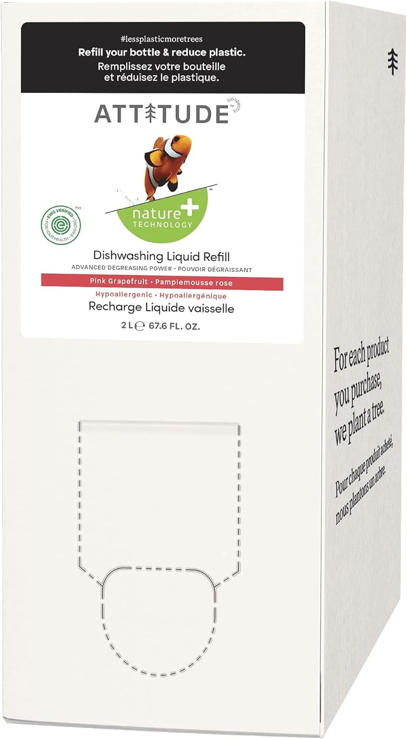 Hand Soap + Dishwashing Liquid Bundle | EWG Verified, Plant-Based, Vegan, Bulk Refills