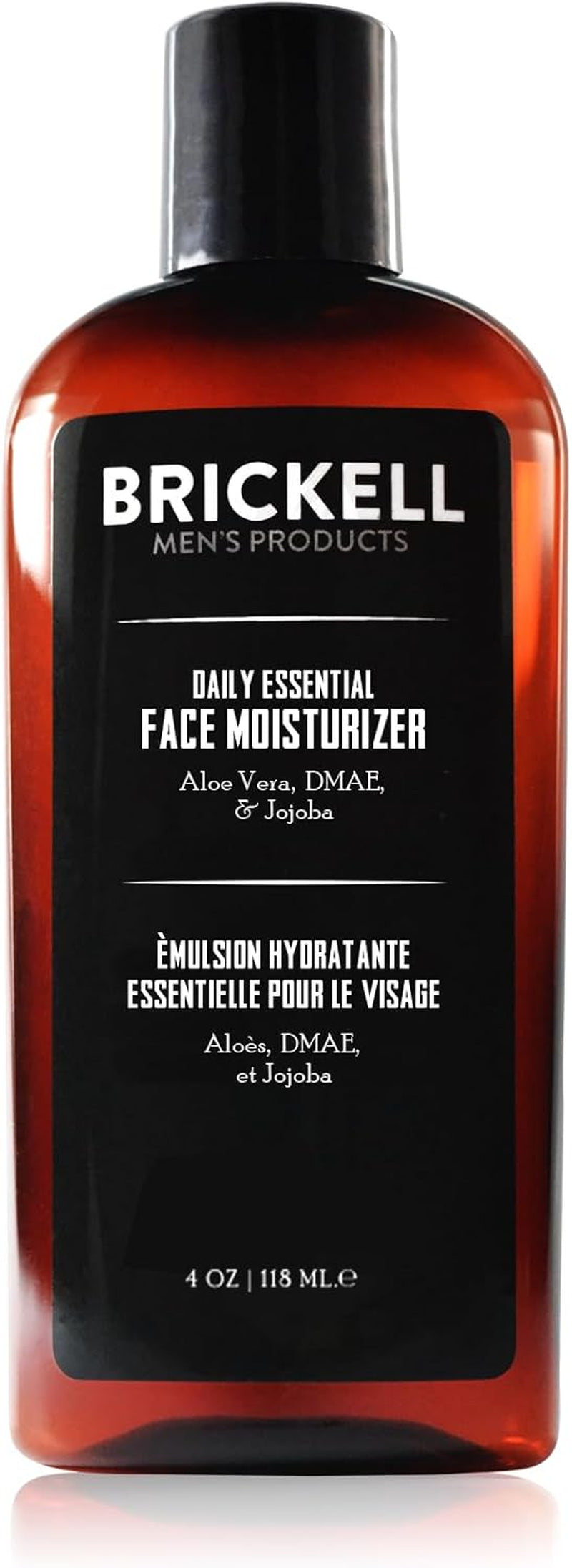 Brickell Men'S Daily Essential Face Moisturizer for Men, Natural and Organic Fast-Absorbing Face Lotion with Hyaluronic Acid, Green Tea, and Jojoba