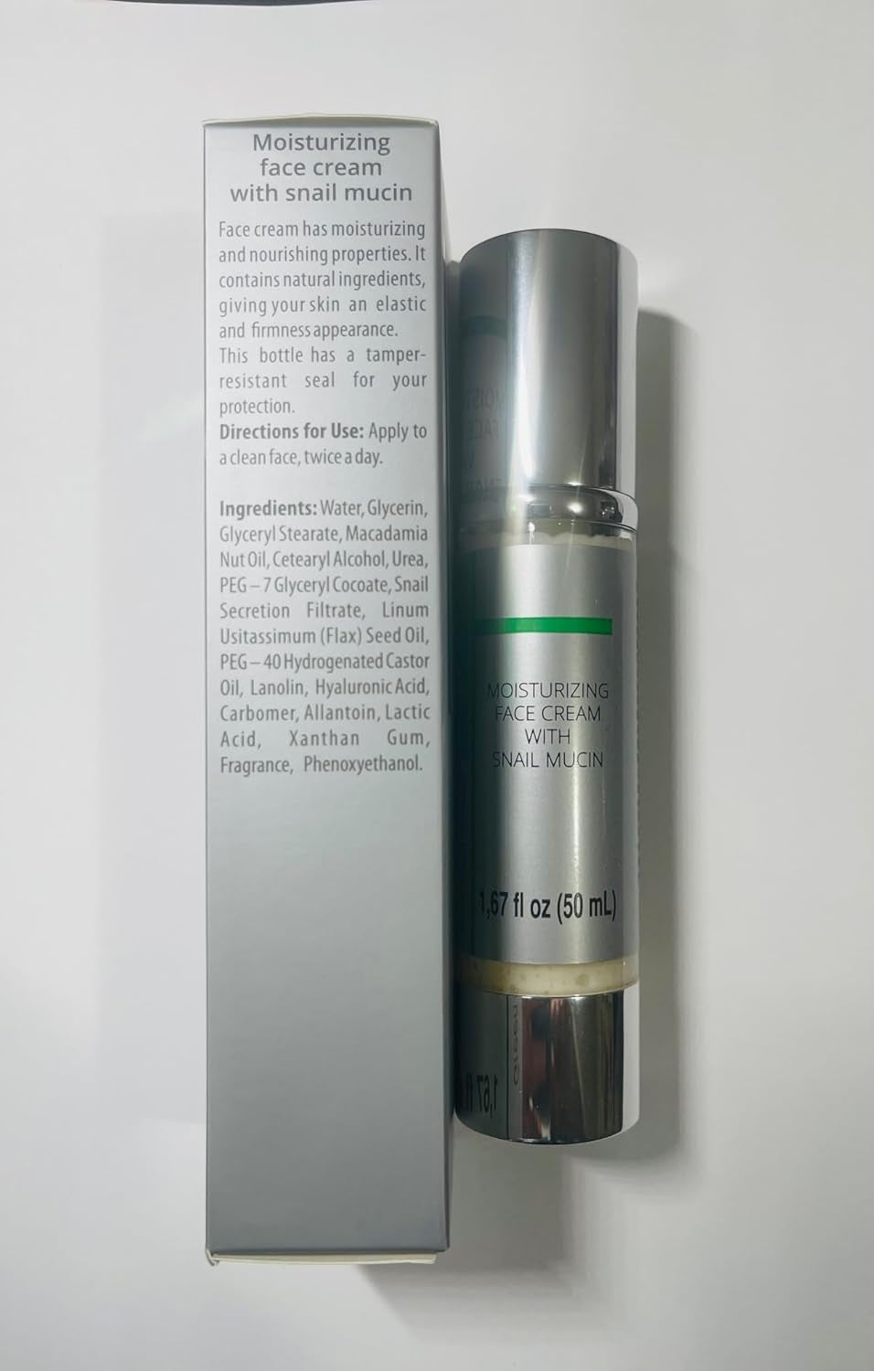 99.25% Korean Skin Care Snail Mucin Moisturizer Cream - Snail Mucin Essence Night Cream-Face Serum | K Beauty Collagen Cream for Glass Skin