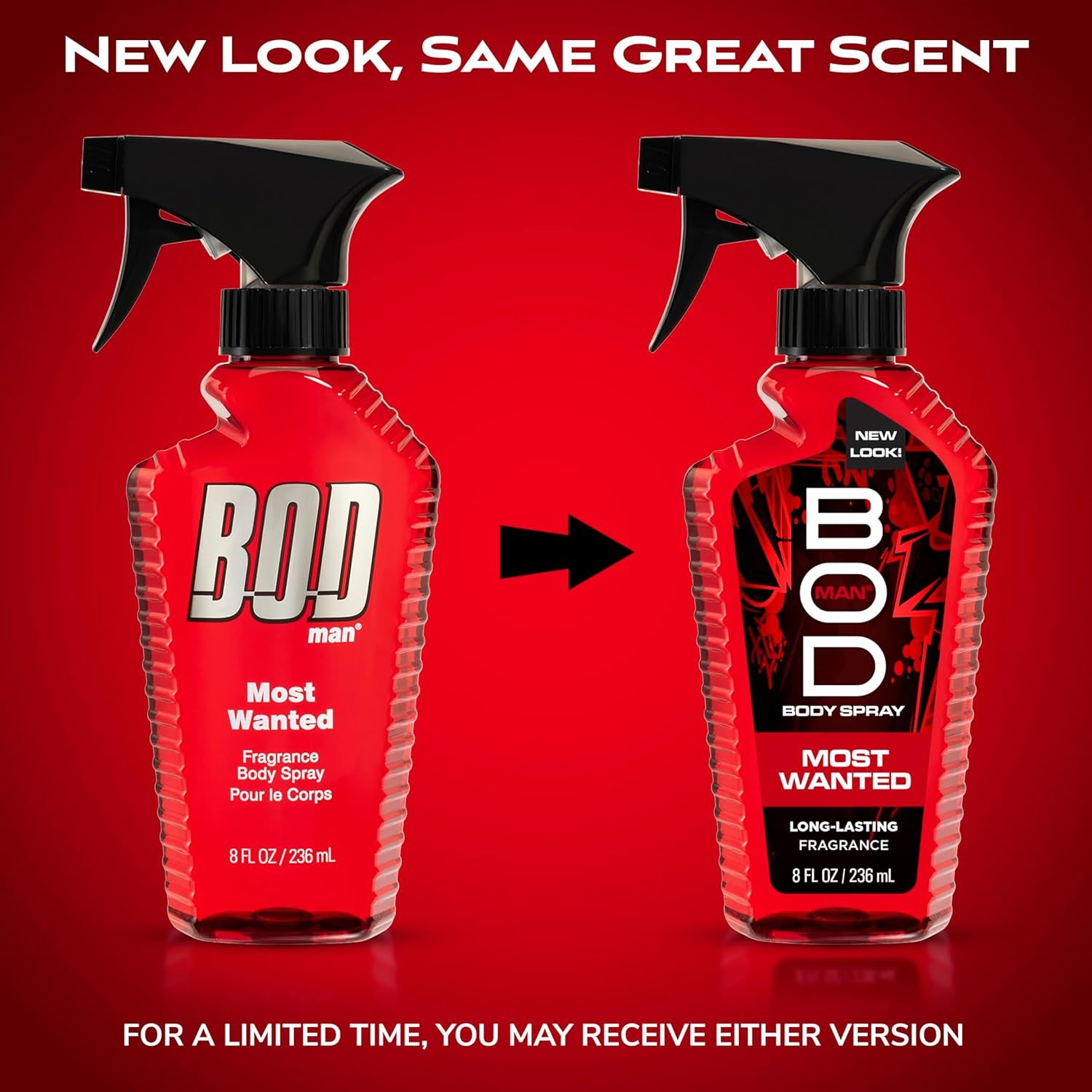 Parfums De Coeur  Most Wanted for Men Fragrance Body Spray, 8.0 Ounces