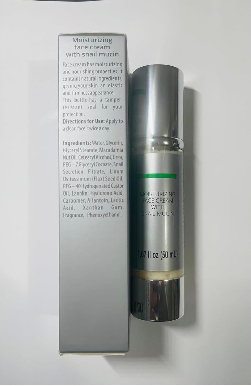 99.25% Korean Skin Care Snail Mucin Moisturizer Cream - Snail Mucin Essence Night Cream-Face Serum | K Beauty Collagen Cream for Glass Skin