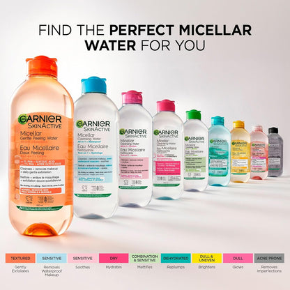 Micellar Cleansing Water, All-In-One Hydrating Makeup Remover, Face Cleanser with Rose Water & Glycerin, Hypoallergenic, Sensitive to Dry Skin, 700Ml